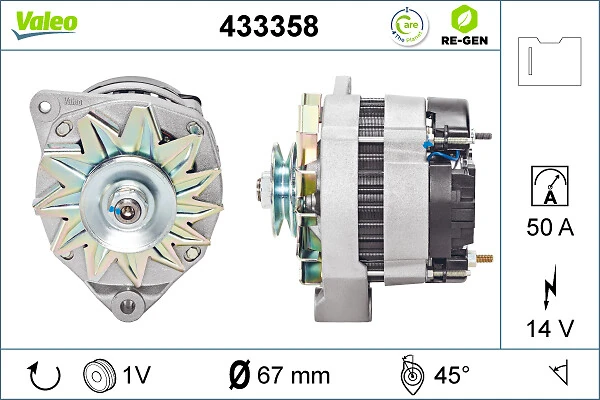 Alternador 570511 Peugeot/Citroen