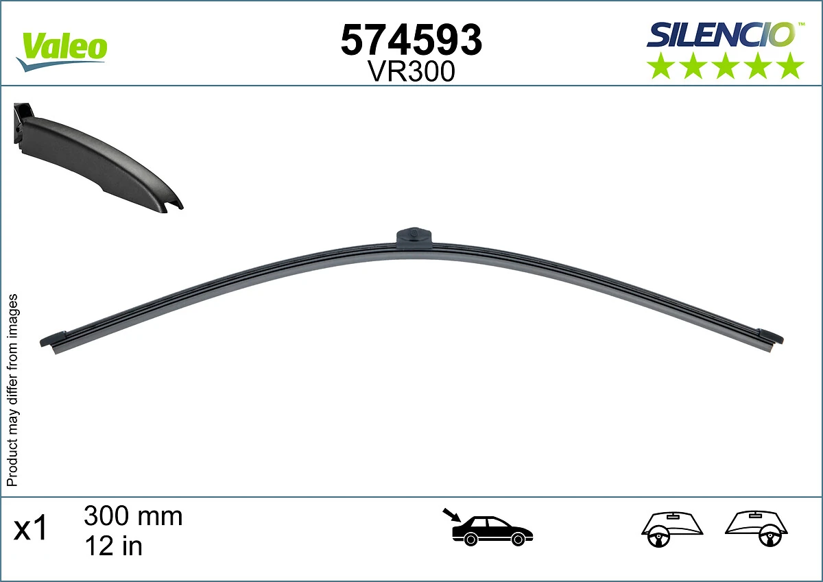 Limpiaparabrisas posterior VALEO 574593