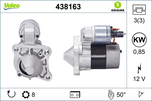 Comprar 438163 VALEO Motores de arranque