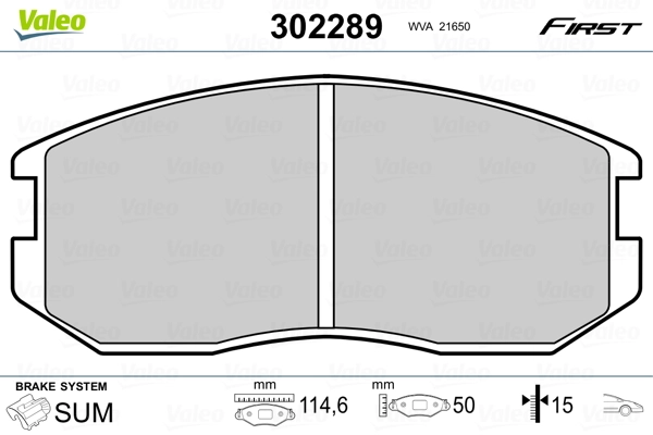 Comprar Pastillas de freno delanteras de disco Mitsubishi Colt V CJA a bajo precio