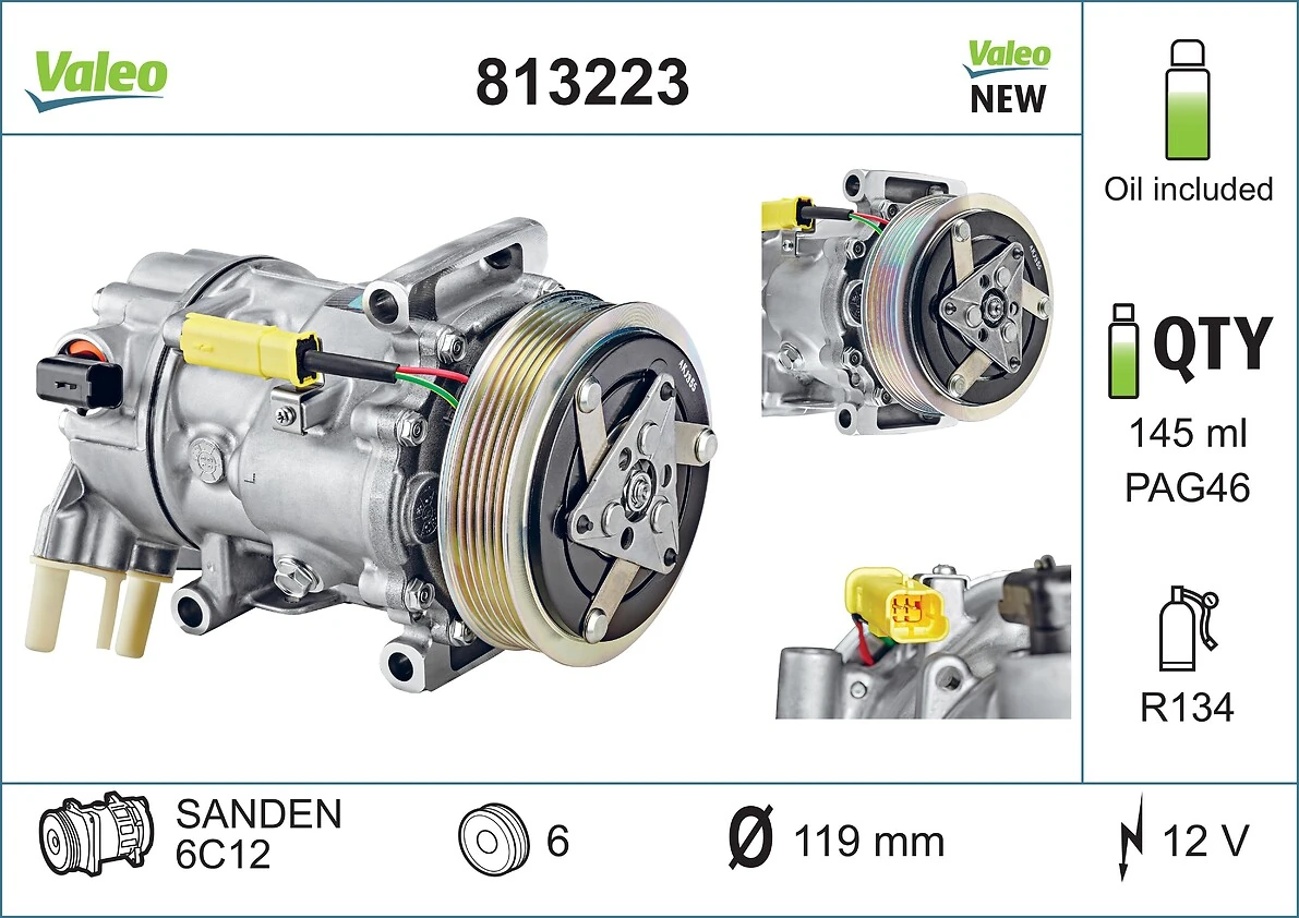 813223 VALEO Compresor climatizador
