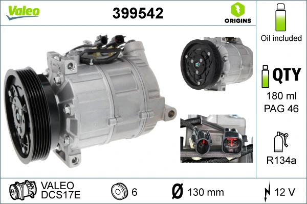 Compresor ac Sanden PXC161685 precio, desde 286,28 EUR