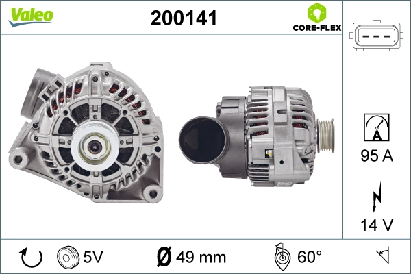 CA1400IR HELLA Alternador de coche