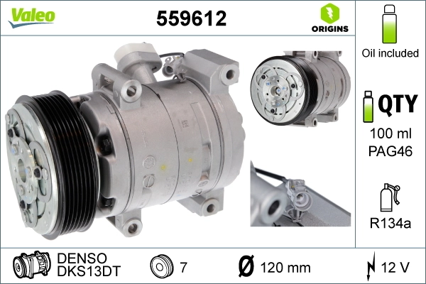 Comprar 559612 VALEO Compresor de aire acondicionado coche
