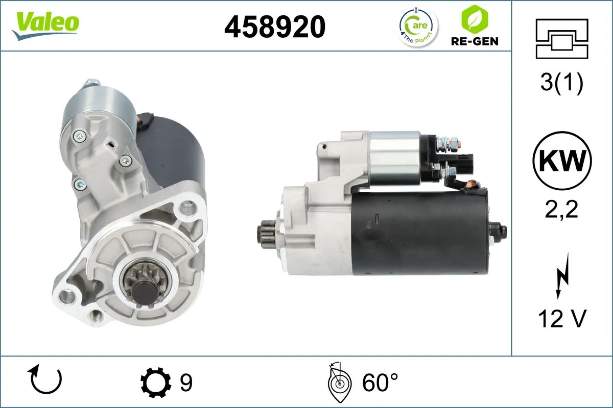 Comprar 458920 VALEO Motores de arranque
