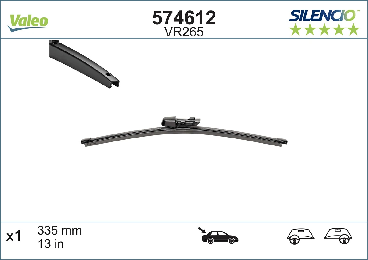 Escobilla del limpiaparabrisas trasero VALEO 574612 precio, desde 6,03 EUR