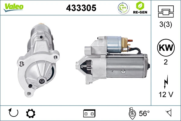 Comprar 433305 VALEO Motores de arranque