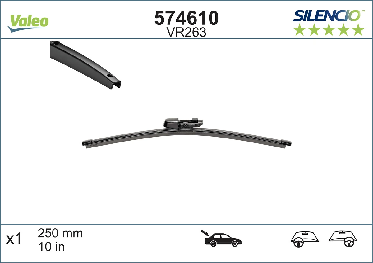 Escobilla del limpiaparabrisas trasero VALEO 574610 precio, desde 5,67 EUR