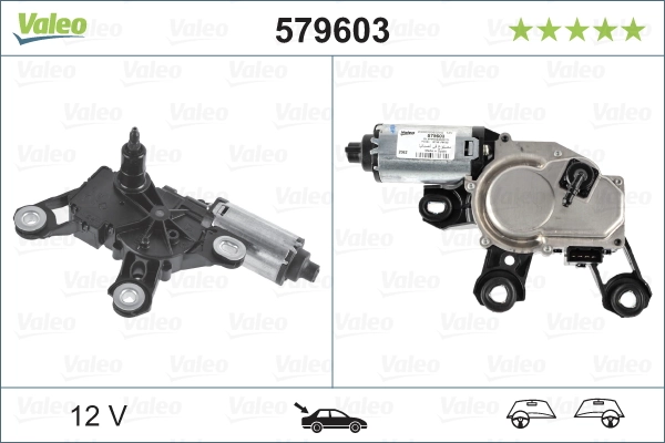 Motor del limpiaparabrisas trasero VALEO 579603 precio, desde 103,53 EUR
