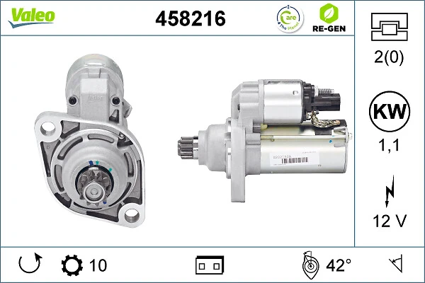 Comprar 458216 VALEO Motores de arranque