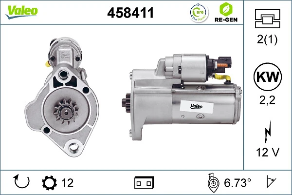 Comprar 458411 VALEO Motores de arranque