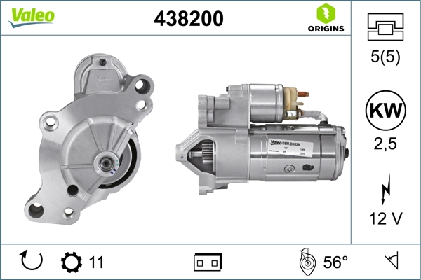 Comprar 438200 VALEO Motores de arranque
