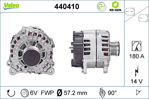 Alternador del motor Audi A6 C7 sedán (4G2, 4GC) (2010 - 2019) precio, desde 171,34 EUR