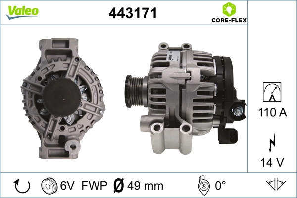 0124325087 VAG Alternador de coche