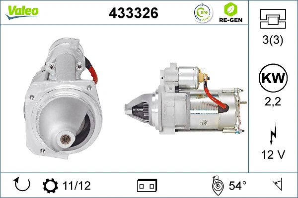 Comprar 433326 VALEO Motores de arranque