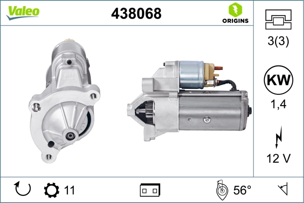 Comprar 438068 VALEO Motores de arranque