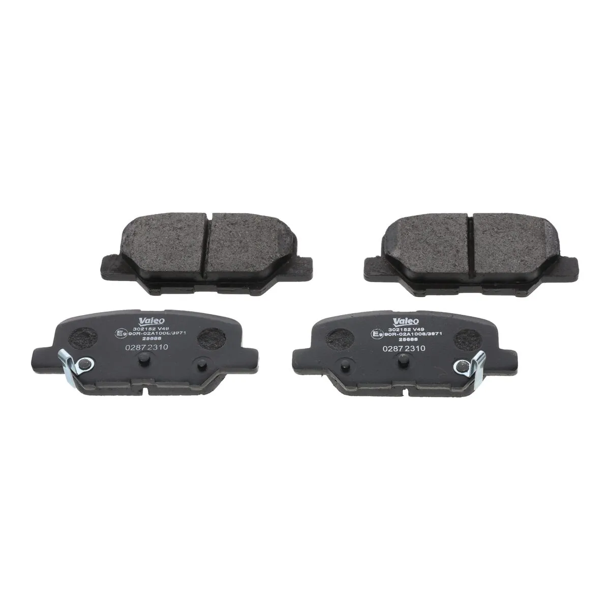 302152 VALEO Pastillas freno traseras