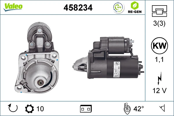 Comprar 458234 VALEO Motores de arranque