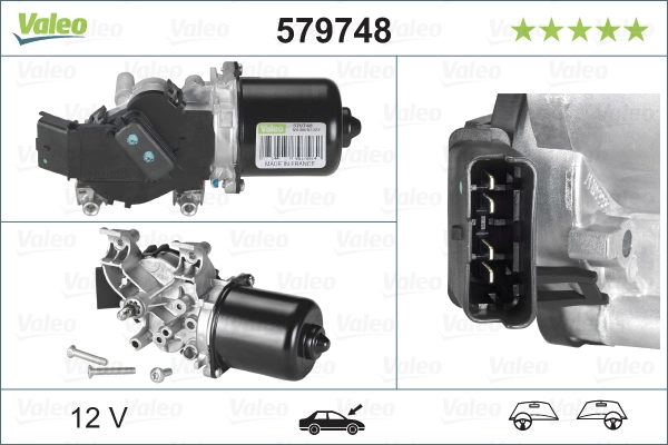 Comprar 579748 VALEO Motor limpiaparabrisas
