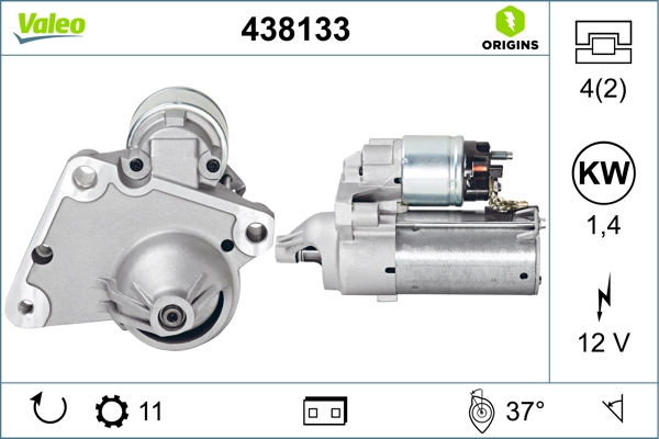 Comprar 438133 VALEO Motores de arranque