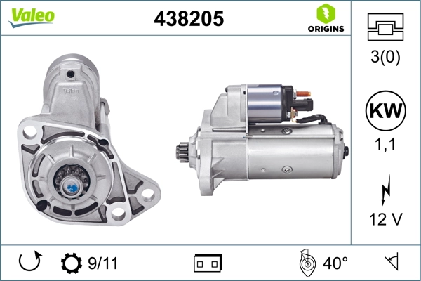  Motor de arranque Volkswagen Golf 1