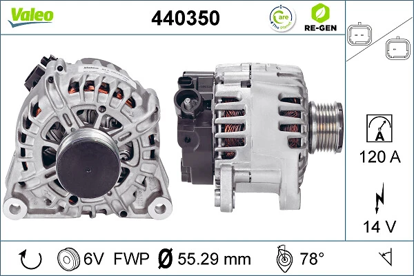 Generador para Citroen C4 (3A, 3E)