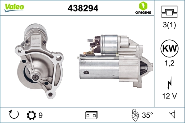 Motor de arranque TS1277 VALEO