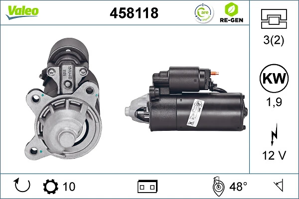 Comprar 458118 VALEO Motores de arranque