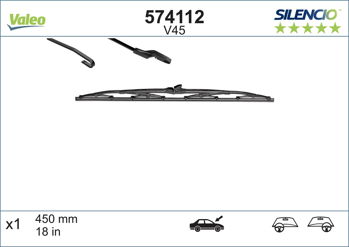 Escobilla del limpiaparabrisas trasero VALEO 574112 precio, desde 4,18 EUR