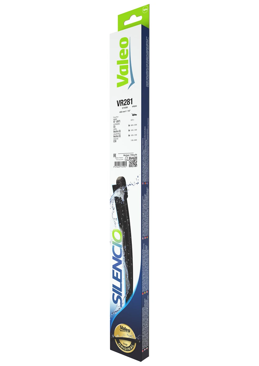 Comprar 574599 VALEO Limpiaparabrisas traseros