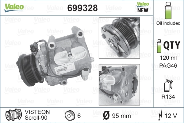 Comprar Compresor de aire acondicionado Ford Mondeo III B5Y