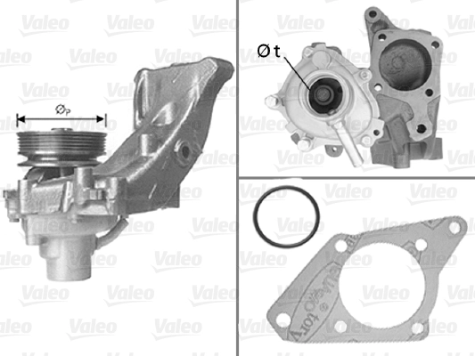 Bombeadora de agua Fiat/Alfa/Lancia 1312388080 precio, desde 63,74 EUR