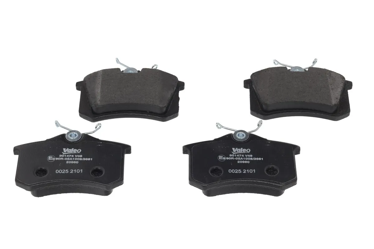 301474 VALEO Pastillas freno traseras