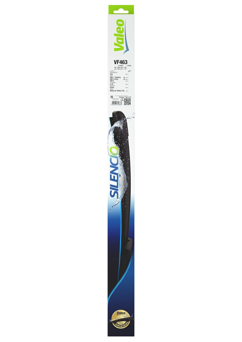Comprar 574663 VALEO Juego de escobillas de luna delantera, 2 piezas