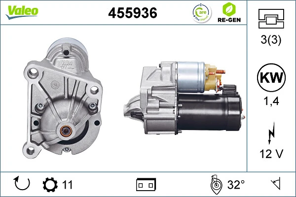 Comprar 455936 VALEO Motores de arranque
