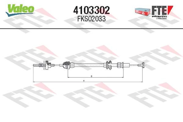 Cable embrague Cordoba  sedán (1999-2002) original desde 16,70 €