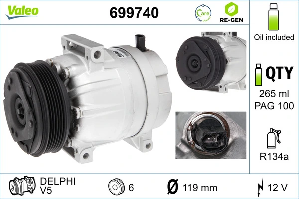  Compresor de aire acondicionado Renault Laguna 2