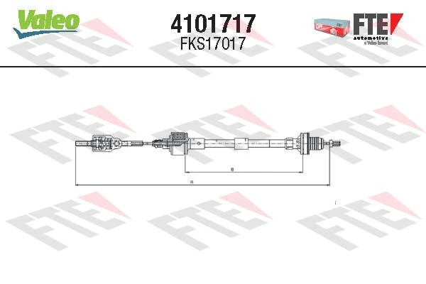 Comprar Cable de embrague Opel Corsa  F08, F68 a bajo precio