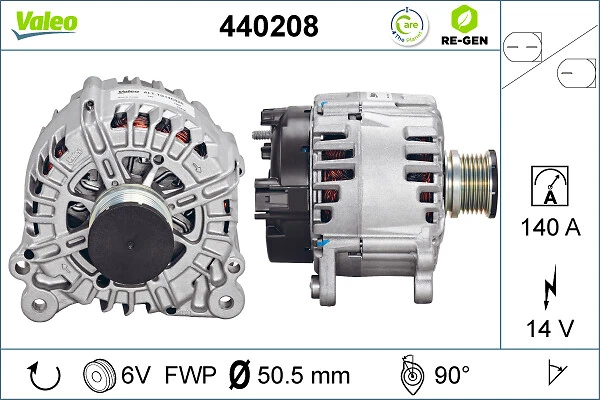 Alternador Volkswagen Caddy SAB