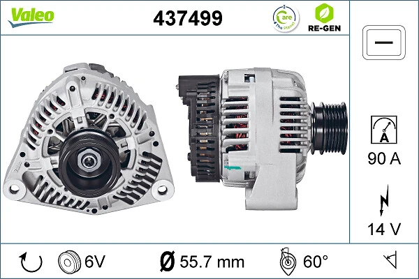 Alternador de coche para SsangYong Korando  