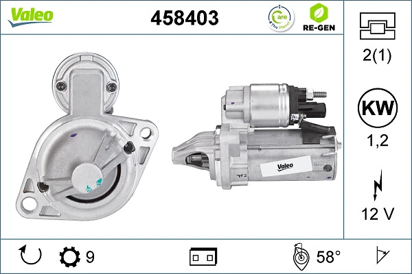 Comprar 458403 VALEO Motores de arranque