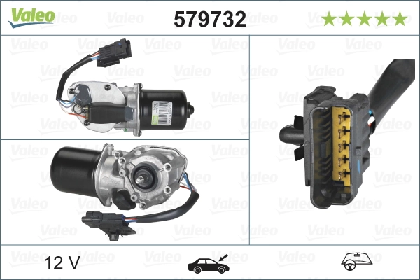 Comprar 579732 VALEO Motor limpiaparabrisas