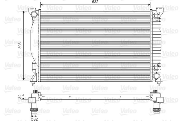 Água radiador Polcar 133408A7 precio, desde 111,72 EUR
