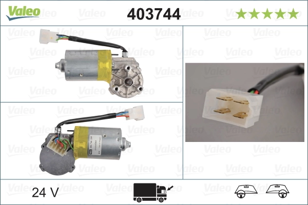 Comprar 403744 VALEO Motor limpiaparabrisas