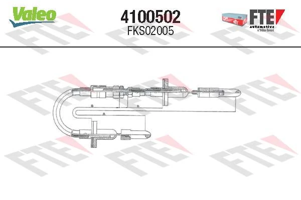 Cable embrague 80  sedán (1991-1994) original desde 18,00 €