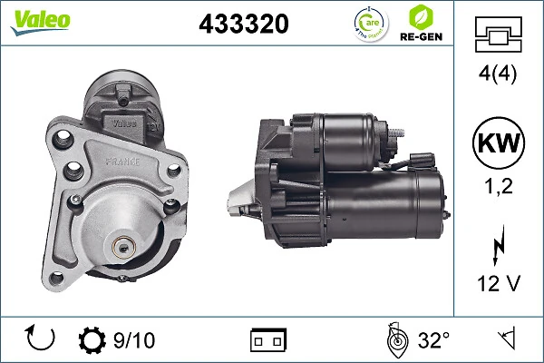 Comprar 433320 VALEO Motores de arranque