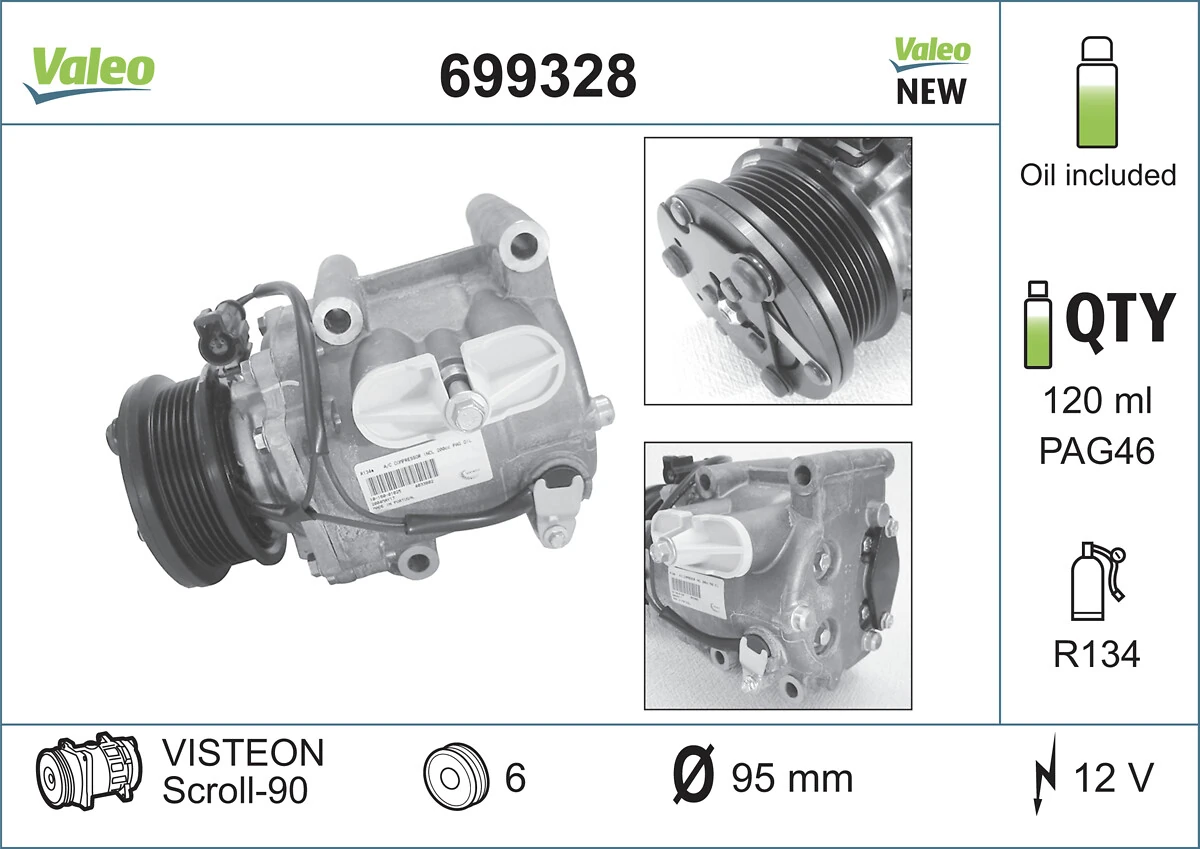 Compresor ac Ford Mondeo III hatchback (B5Y) (2000 - 2007) precio, desde 159,72 EUR