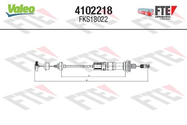 Cable embrague Peugeot 206 familiar comprar en España