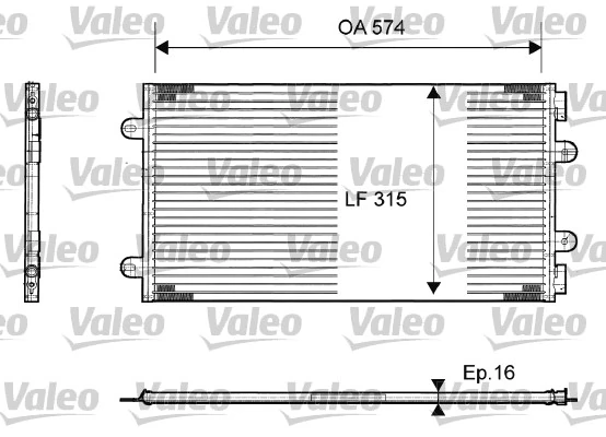Condensador aire acondicionado 350565 Kale