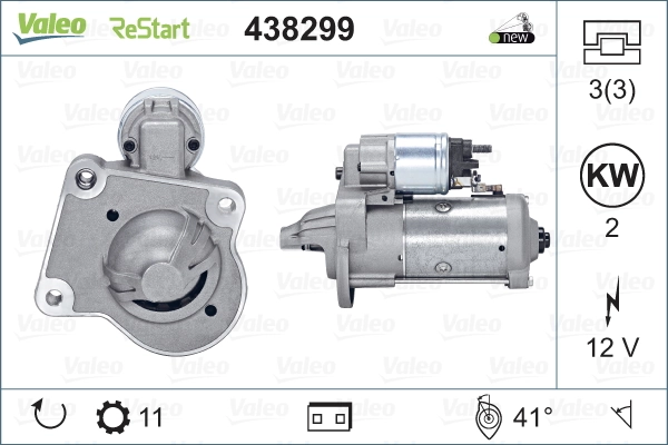 Comprar 438299 VALEO Motores de arranque